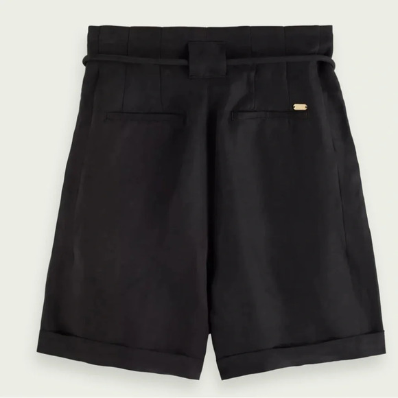 Scotch & Soda High rise mini-length shorts in black - Picture 5 of 10